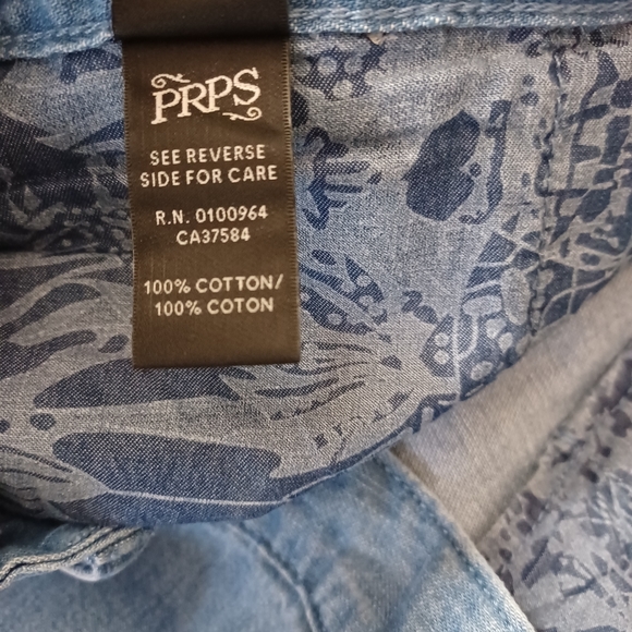 PRPS Pleated Wide Leg Chino Pants - Picture 9 of 11